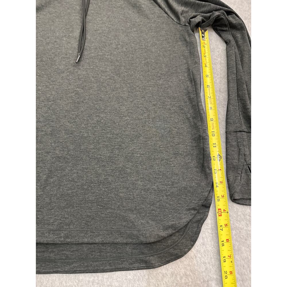 Athleta Grey Uptempo Hoodie Sweatshirt - Size Medium - Picture 7 of 10